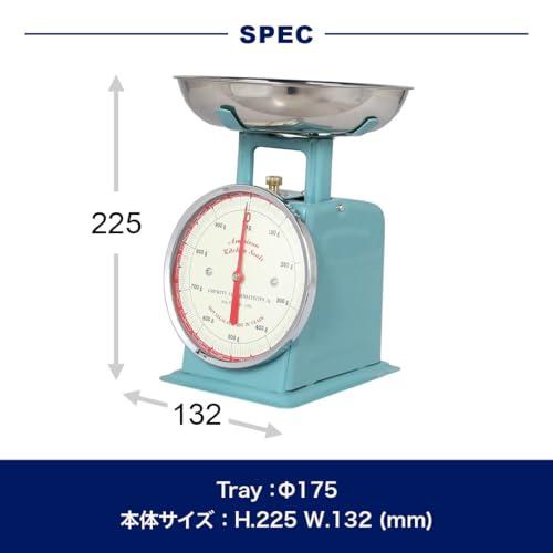 DULTON Dulton BSK8504 American Kitchen Scale, 2.2 lbs (1 kg), Saxophone 100-061 Body: Steel, Plate: Stainless Steel, China