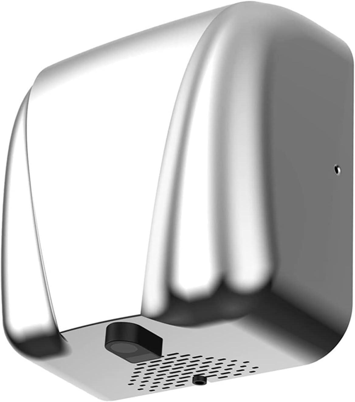 icVantA icVantA Hand Dryer Toilet 1800W Jet Hand Dryer Bathroom Smart Sensor Wall Dryer Machine 304ss Induction Automatic Hand Dryer for Commercial,Bianco-Type