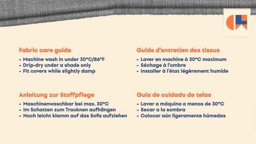 Comfort Works Comfort Works Custom Karlstad Sofa Covers, Replacement for IKEA Karlstad 3-Seater Sofa (3-Seater - Medium Grey)