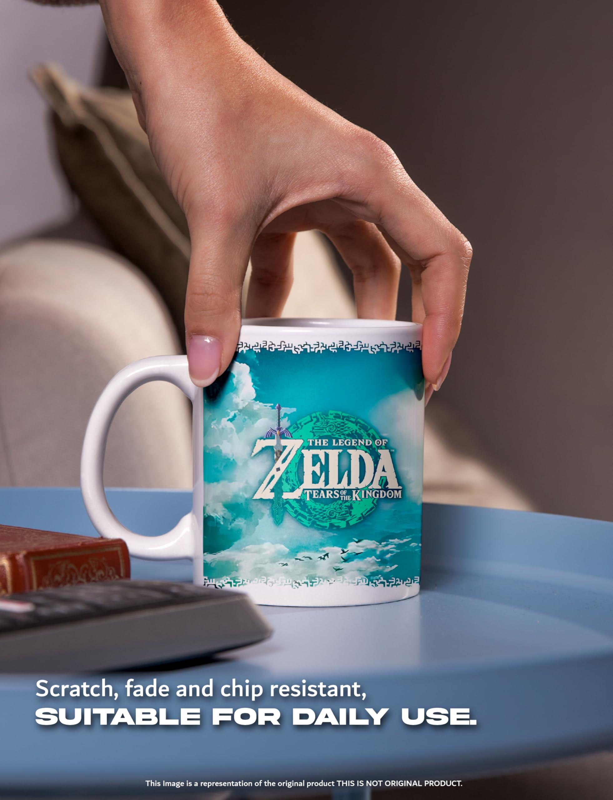 Pyramid America Pyramid America - Zelda Mug - The Legend of Zelda Tears of the Kingdom - 11 oz. Ceramic Mug for Coffee, & Milk Tea - Perfect Addition to Your Kitchen, Home Essentials or Gaming Desk