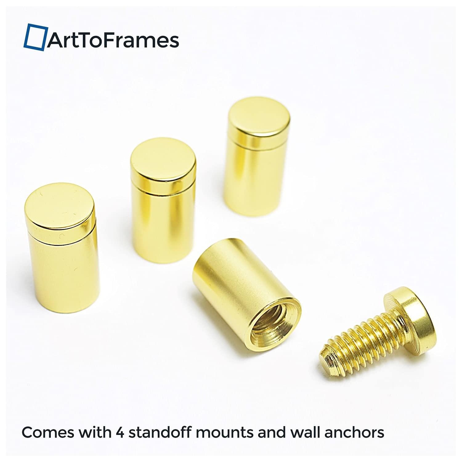 Poster Palooza Poster Palooza 21x15 Contemporary Black Complete Wood Picture Frame with UV Acrylic Plexiglass, Foam Board Backing & Hardware Included