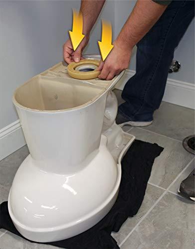 Plumb Pak Plumb Pak K836-1 Standard Toilet Wax Gasket, For Use With 3 In Or 4 In Waste Lines, No Size, Honey Yellow