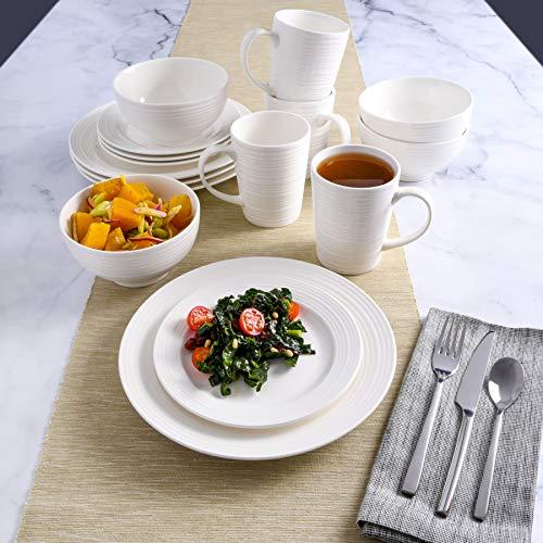 Gibson Home Gibson - 102504.16RM Gibson Home Amelia Court 16 Piece Dinnerware Set, White