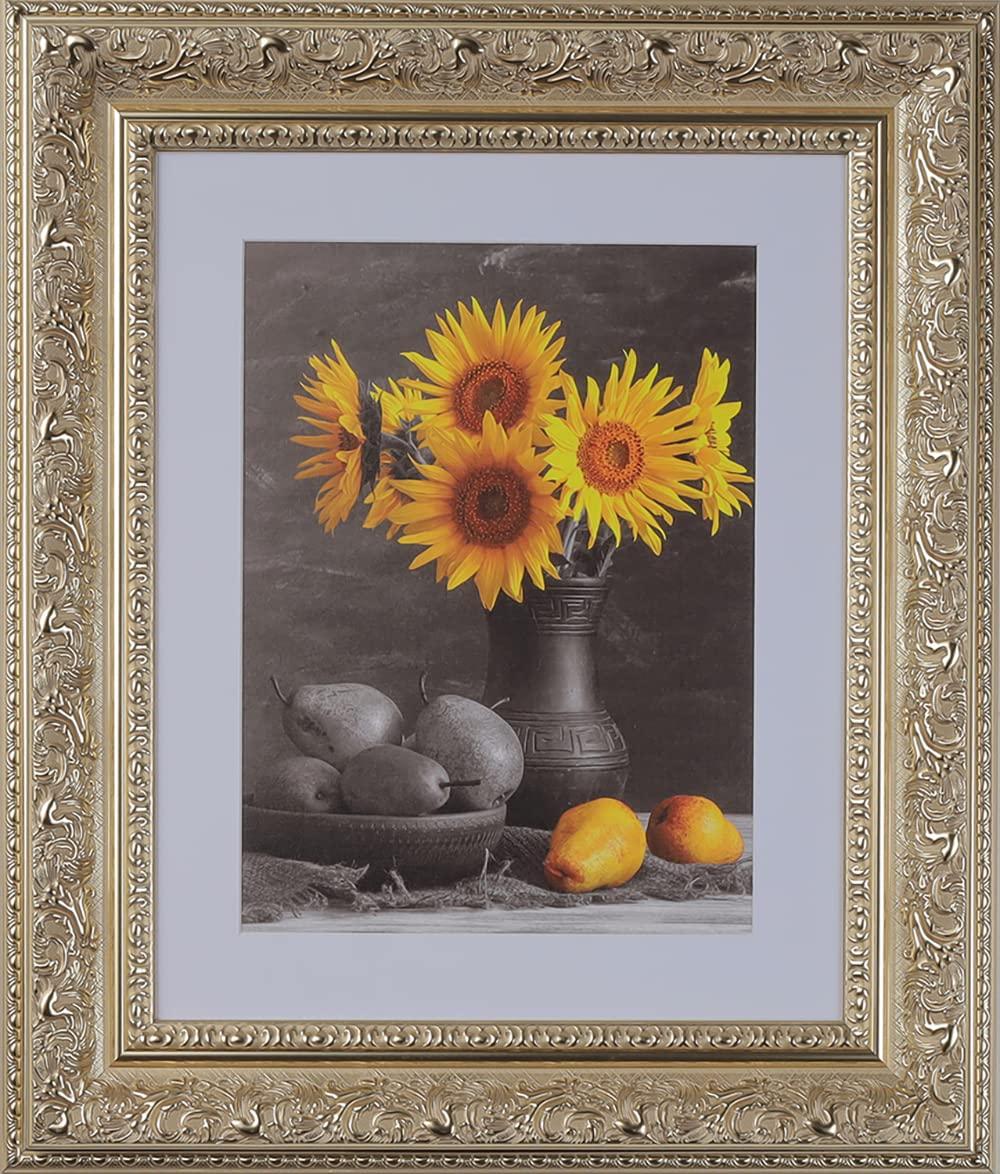 Generic Silver Picture Frame 3-1/2\" Polystyrene WholesaleArtsFrames-com 3348-A-44 (20X27)