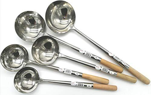 iPro Kitchenware 6 oz Chinese Cooking Ladle *(Width: 4-1/4" x Length: 17") Size: Small