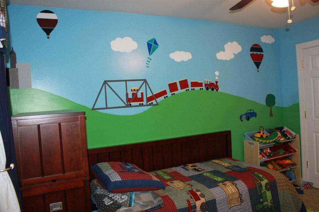 My Wonderful Walls Tree Stencil for Painting The Walls and Furniture of a Classroom