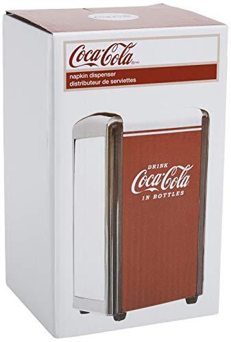 Tablecraft TableCraft Coca-Cola CC342 Drink Coca-Cola Napkin Dispenser,Red,Small