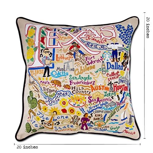 Catstudio Catstudio Texas Embroidered Decorative Throw Pillow