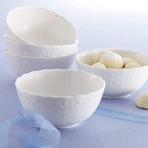NARUMI(???) Narumi 9968-21625P Bowl Dish Set, Silky White, Diameter 4.3 x Height 2.2 inches (110 x 55 mm), 5-Piece Set, Microwave Warming, Dishwasher Safe