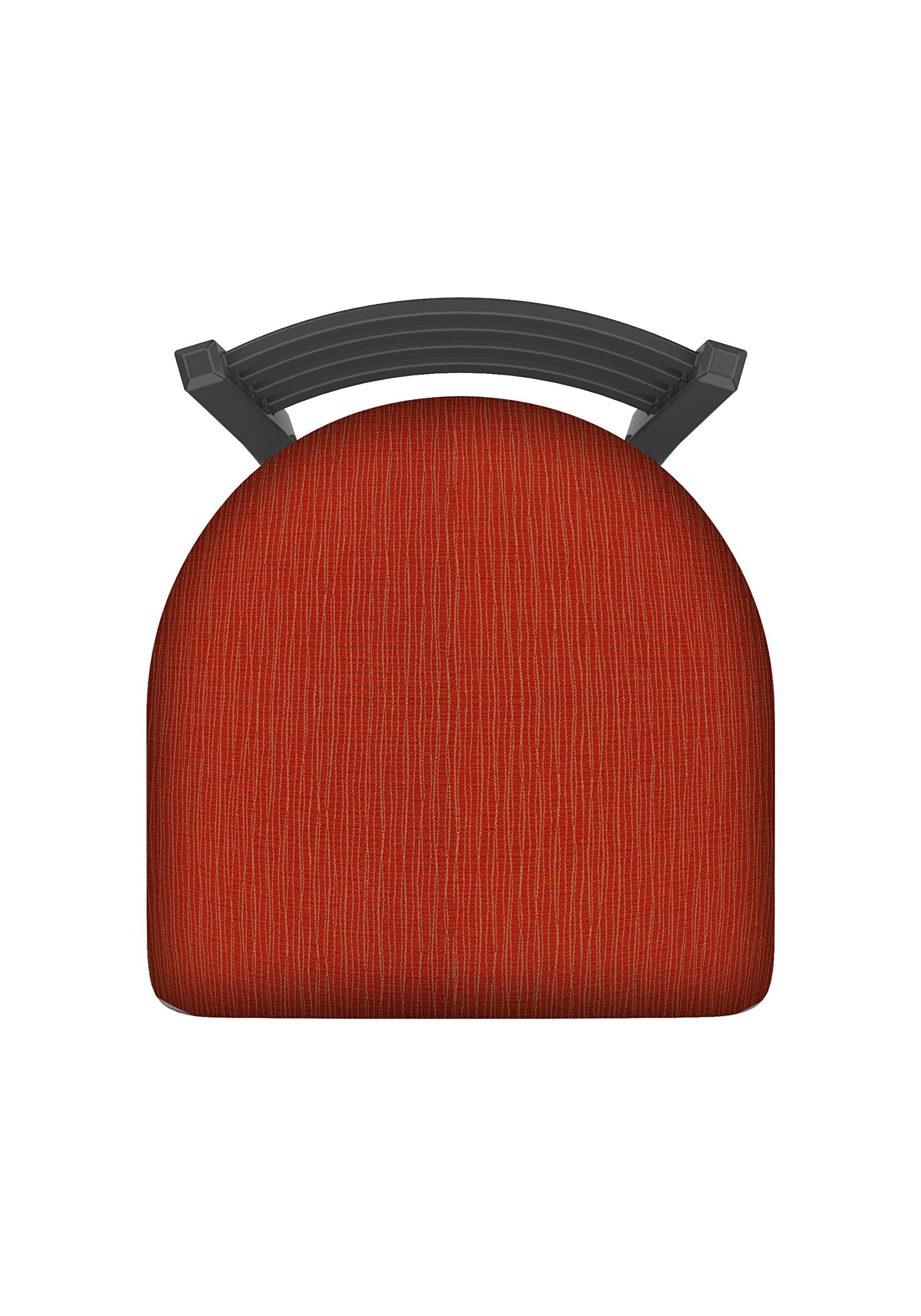 Holland Bar Stool Co. Holland Bar Stool Co. 400 Jackie 18\" Chair with Pewter Finish and Graph Poppy Seat