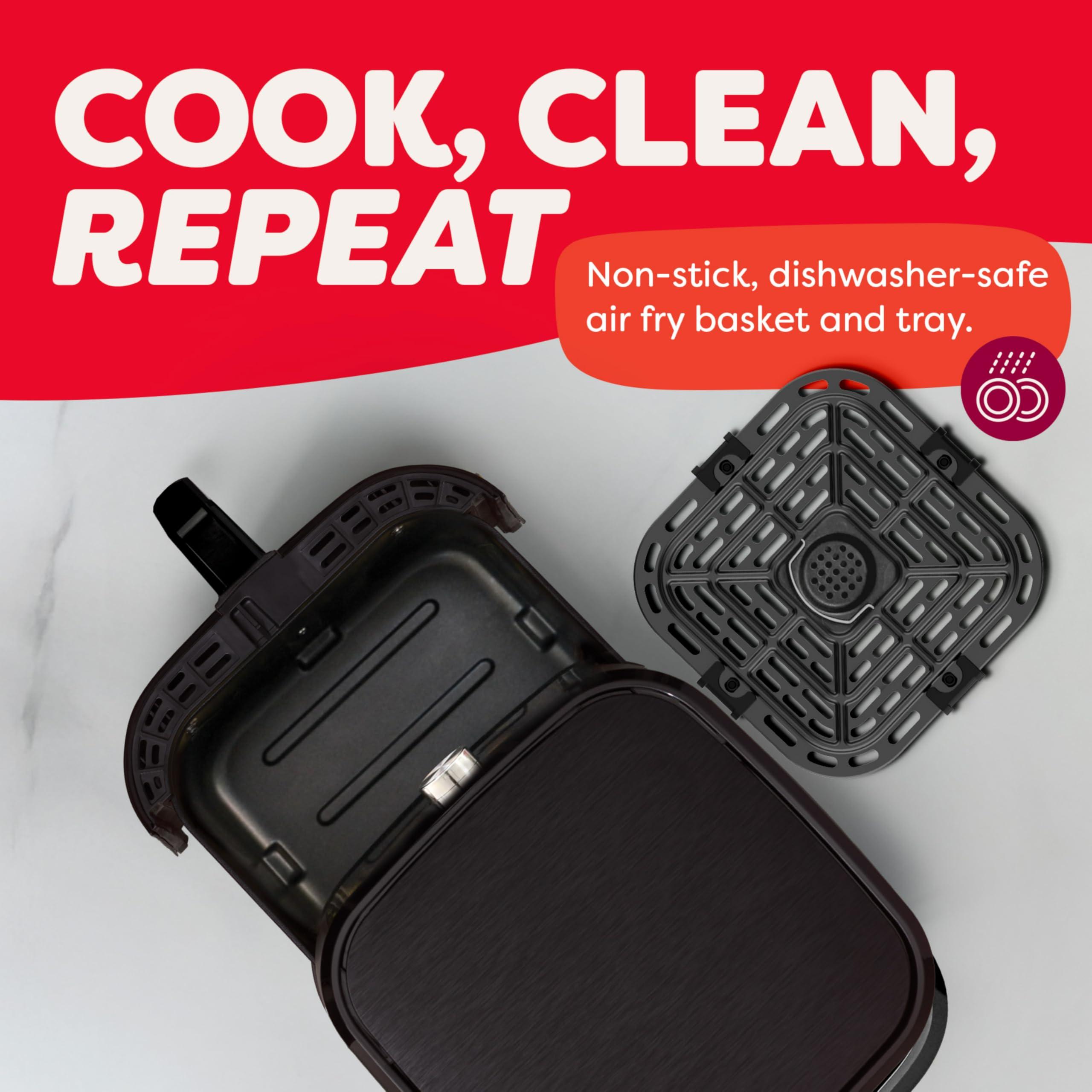 Instant Instant Vortex 6QT XL Air Fryer, 4-in-1 Functions that Crisps, Roasts, Reheats, Bakes for Quick Easy Meals, 100+ In-App Recipes, is Dishwasher-Safe, from the Makers of Instant Pot, Black