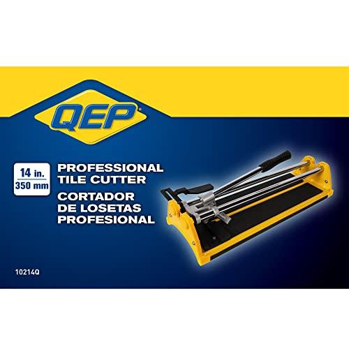 ROBERTS QEP Tile Cutter, 1/2 in Cap, 14 in, Yellow