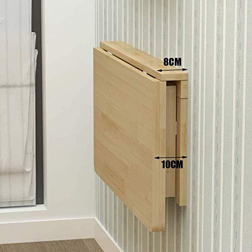 LEOSXA LEOSXA Folding Wall-Mounted Table Mounted Workbench Wall Mounted Folding Table for Garage,Dining Table,Coffee Table,16 Sizes,50x30cm/20x12in