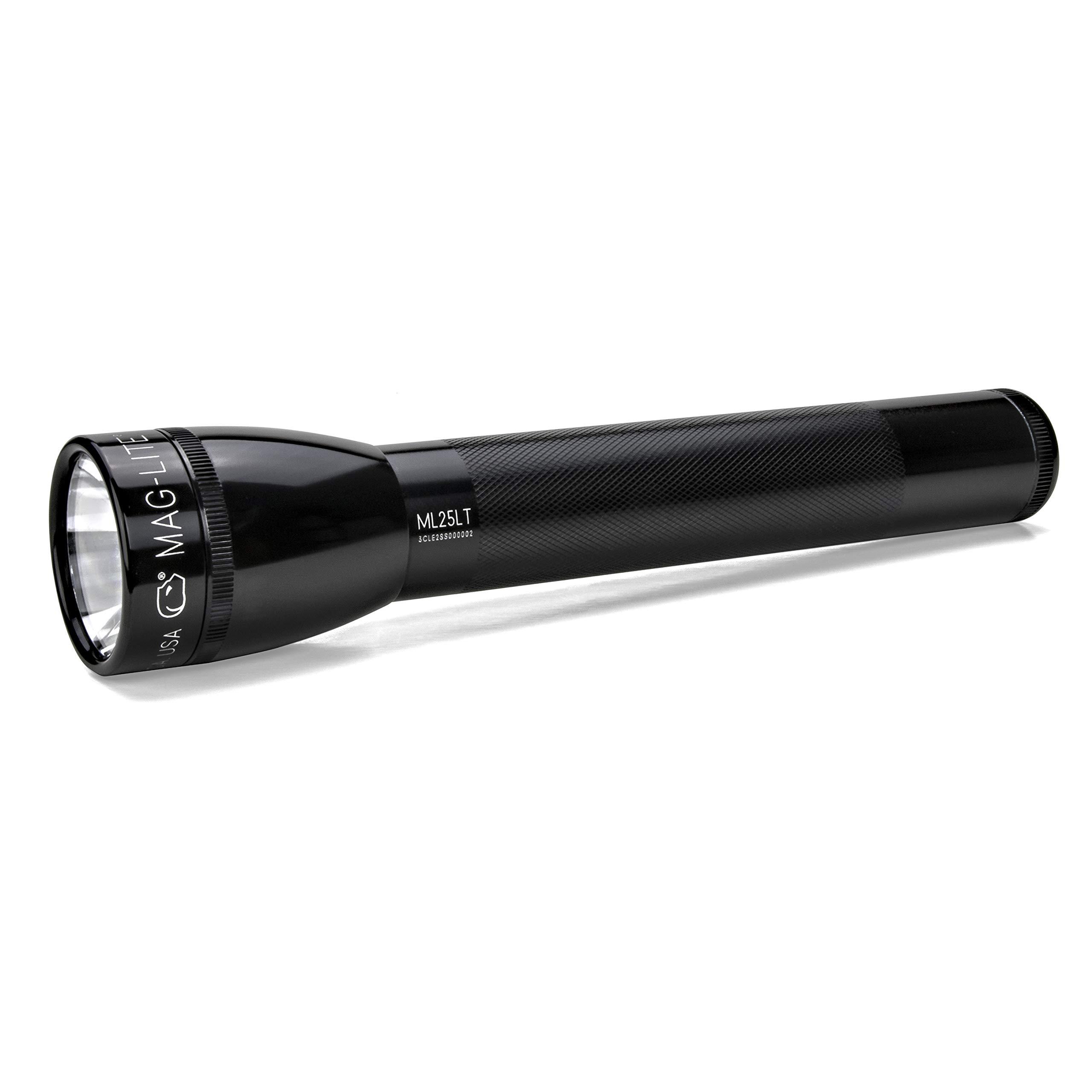 MagLite Maglite ML25LT LED 3-Cell C Flashlight, Black - ML25LT-S3016