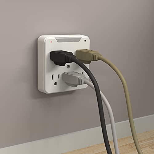 STANLEY Stanley 33208 SurgePro 6 NT 750 Joule 6-Outlet Surge Adapter with Night Light , White