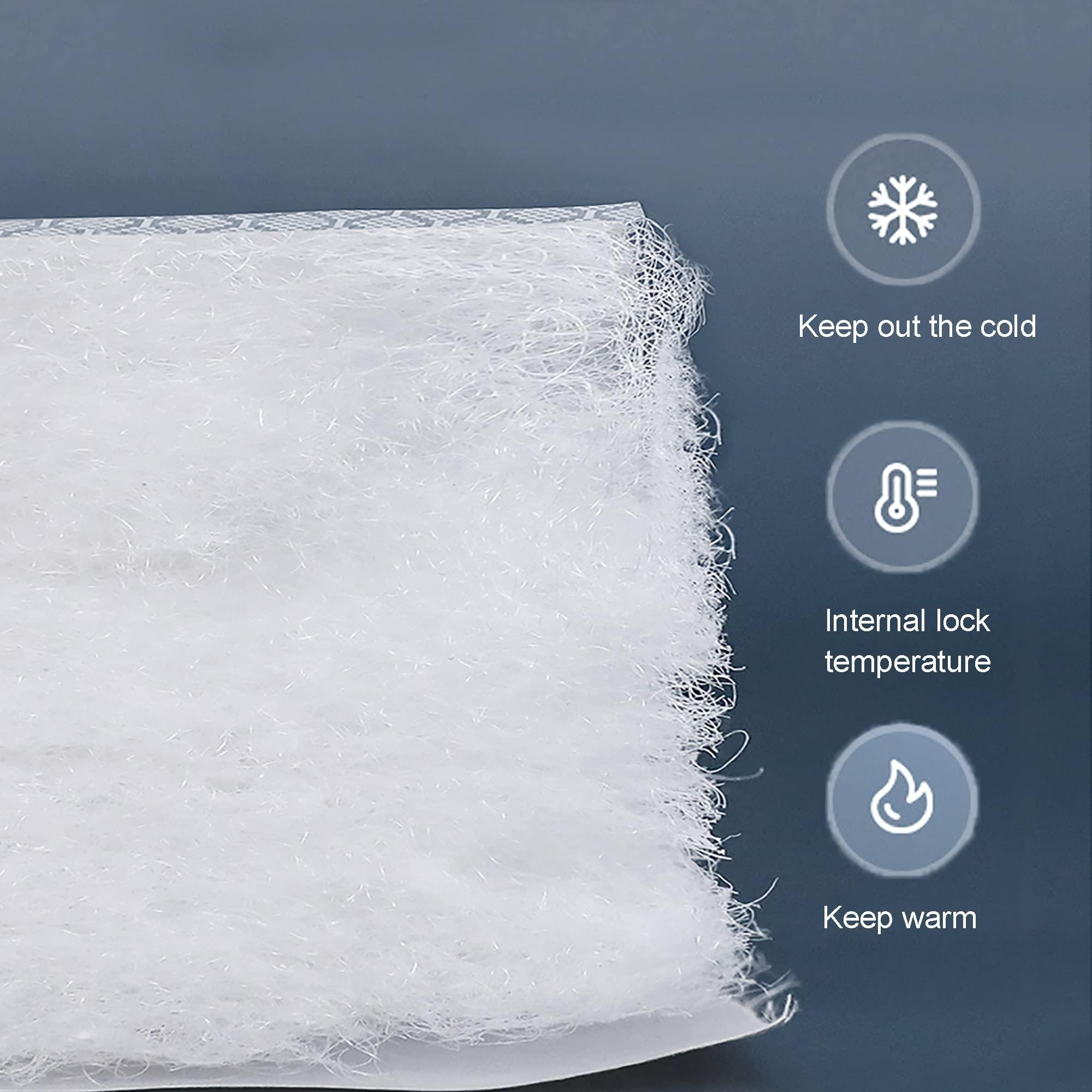 SOLDAX Thermal Insulated Curtain, Blackout Curtains,Privacy Screen,Curtain for Window,Waterproof,Warmth Retention Curtain,Windproof,for Air Conditioner Room,Heater Room, Living Room,Custom Size