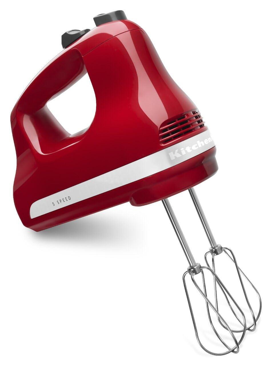 KitchenAid KitchenAid 5 Ultra Power Speed Hand Mixer - KHM512, Empire Red (1 Pack)