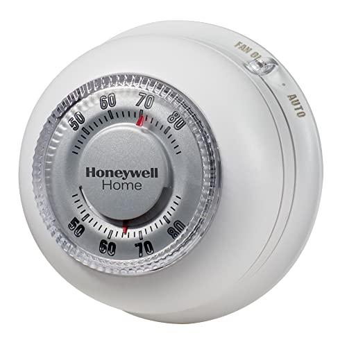 Honeywell Honeywell Home CT87N1001 The Round Non-Programmable Manual Thermostat, Large, White