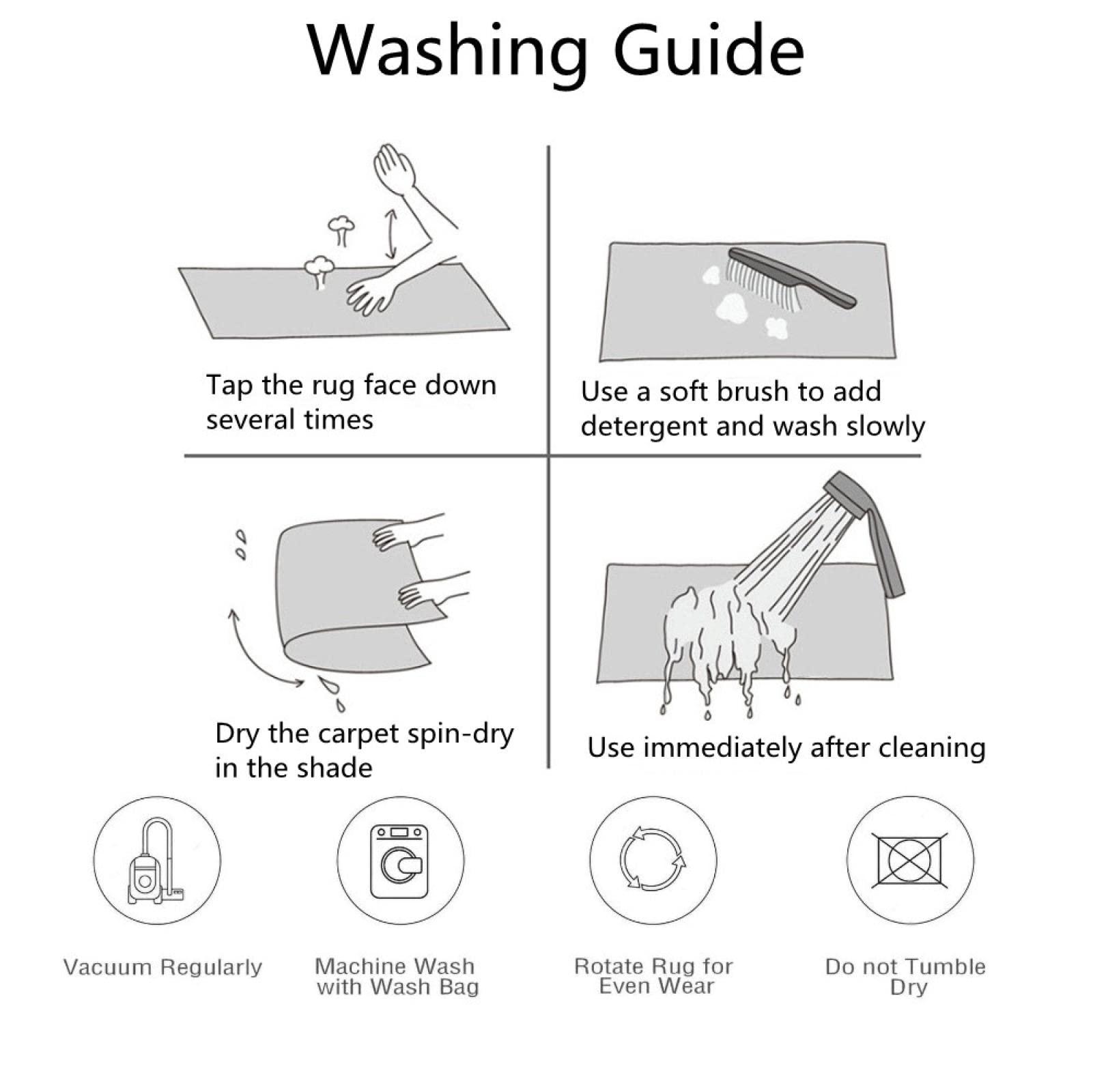 SRAELO SRAELO Sage Green Buffalo Plaid Area Rug, Farmhouse Green White Geometric Plaid Washable Rugs, with Anti-Slip Backing Indoor Large Carpet for Living Room Bedroom Study Dining Room-3x5ft, Style-17