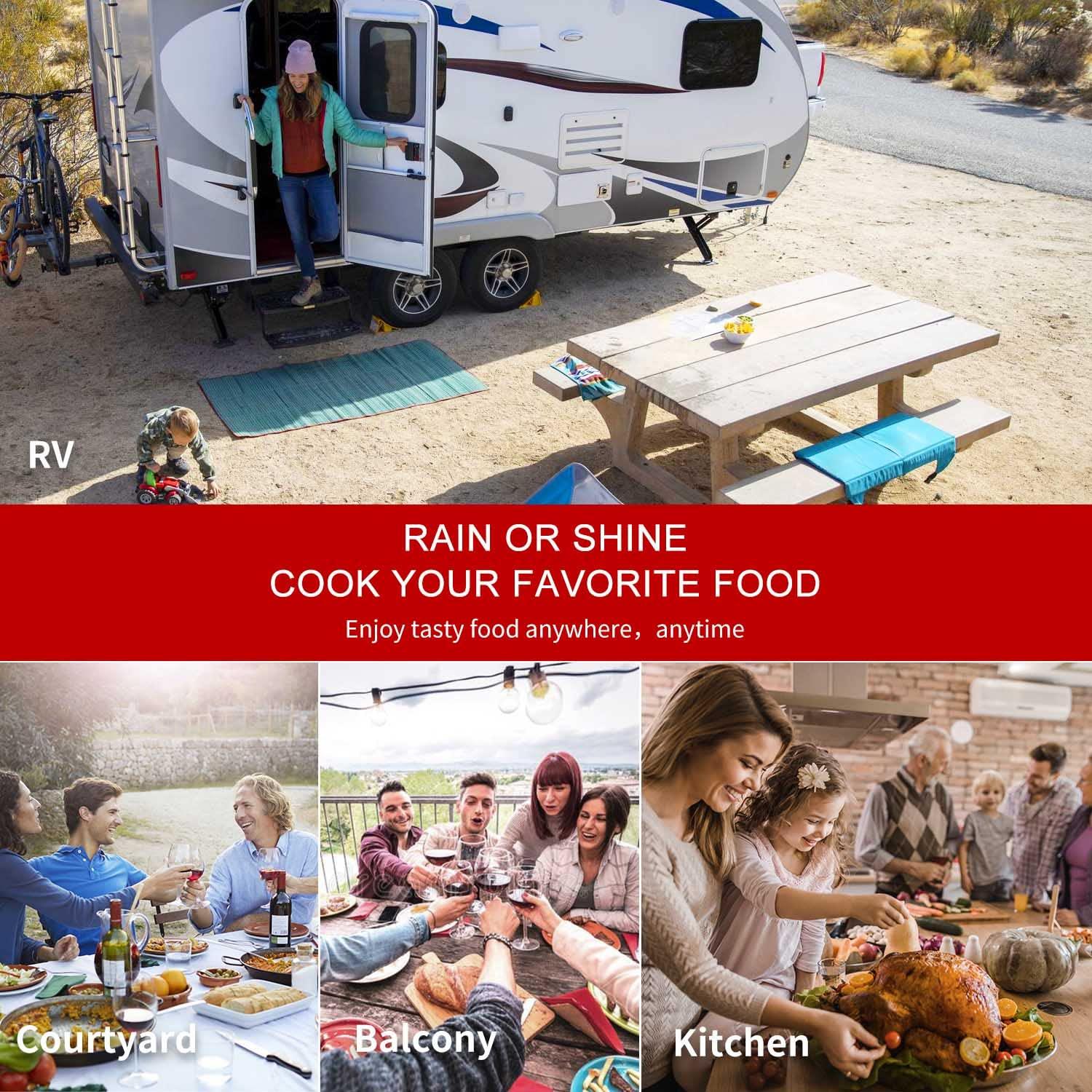 Techwood Raclette Grill, Techwood Electric Table Indoor Grill Korean BBQ Grill, Removable 2-in-1 Non-Stick Grill Plate, 1500W Fast Heating with 8 Cheese Melt Pans, Ideal for Parties and Family Fun