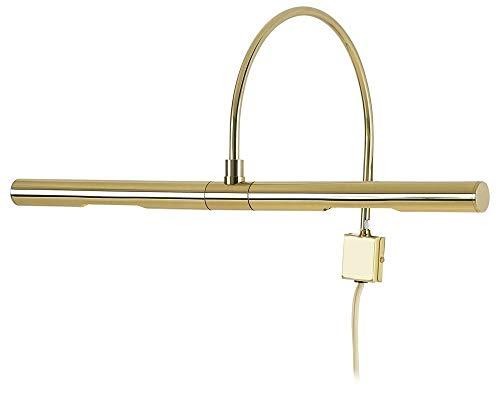 House of Troy House of Troy APR16-61 Advent Profile Picture Light, 16", Polished Brass