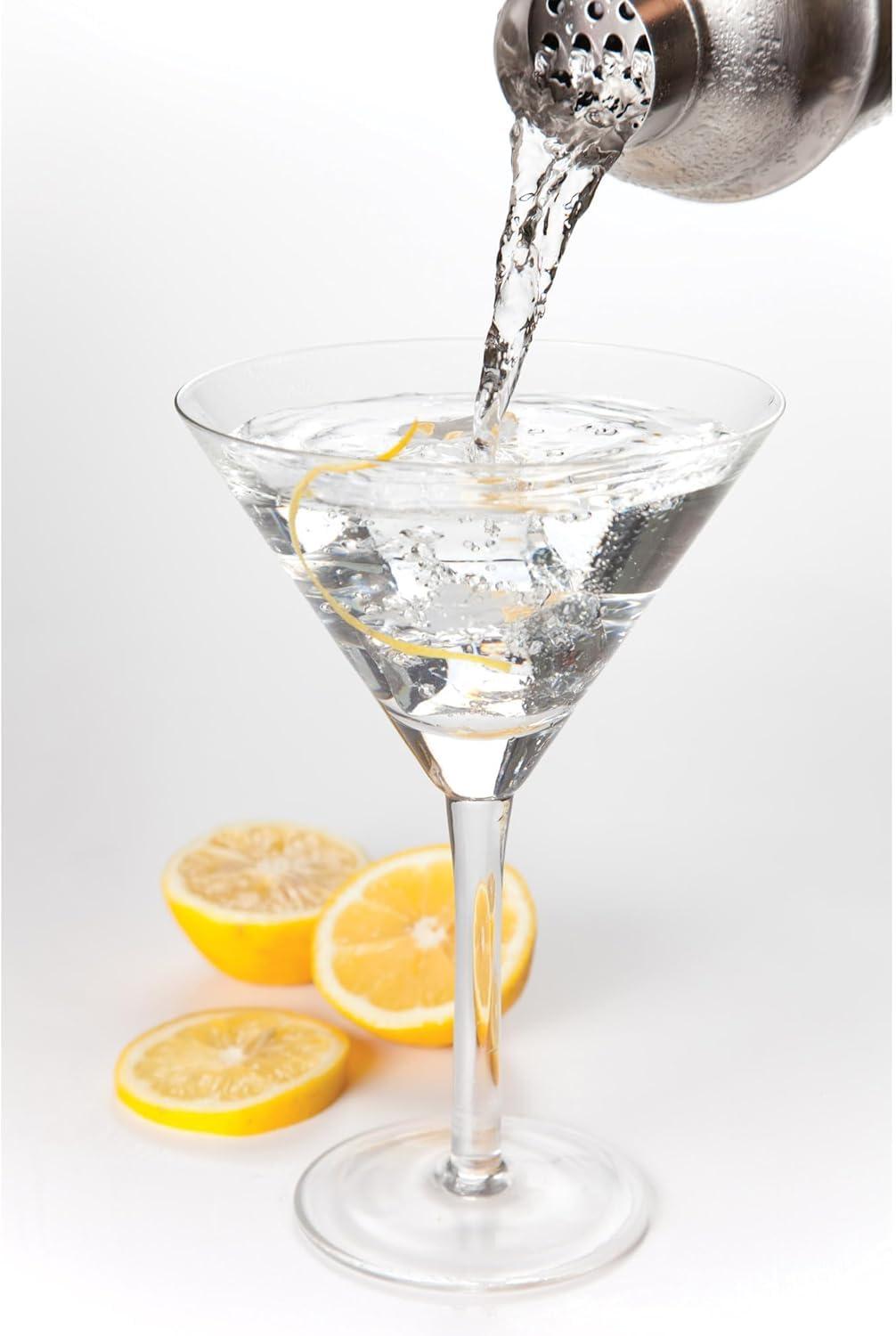 HIC Kitchen HIC Bar Penguin Cocktail Shaker, 18/8 Stainless Steel, Mirror Finish, 3-Piece Set, Holds 18-Ounces