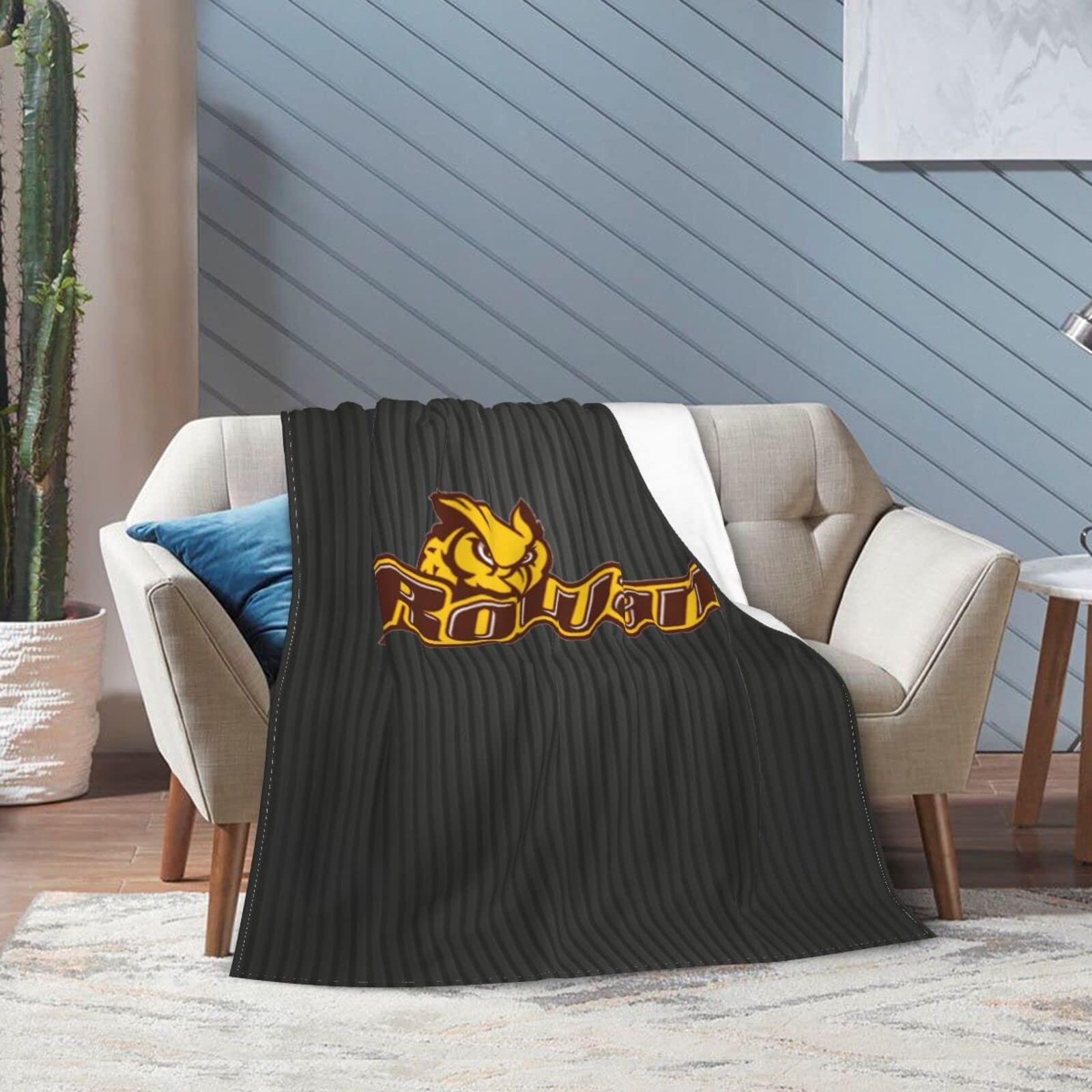 cbxiovg cbxiovg Rowan University Fleece Blanket, Very Soft Microfiber Flannel Blanket for Couch Warm and Cozy for All Seasons