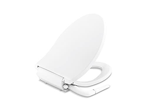 Kohler KOHLER 5724-0 PureWash M250 Elongated Bidet Toliet Seat, Manual Non-Electric Bidets for Existing Toilets, Adjustable Bidet Sprayer, White