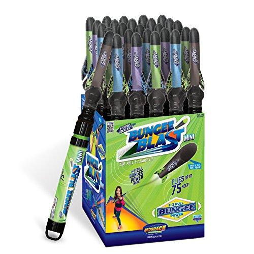 Geospace Geospace Bungee Blast JR. Foam Pump Rocket Toy with EZ-Pull Bungee Power System, Single (Assorted Colors)