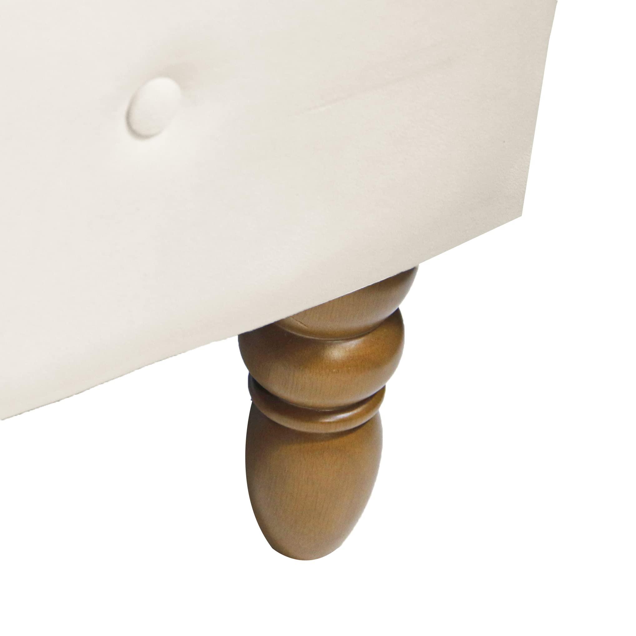 HABITRIO HABITRIO Modern Upholstered Chaise Lounge Indoor,Velvet Lounge Chair for Bedroom with Storage and Pillow,Modern Upholstered Rolled Arm Chase Lounge for Sleeping with Nailhead Trim