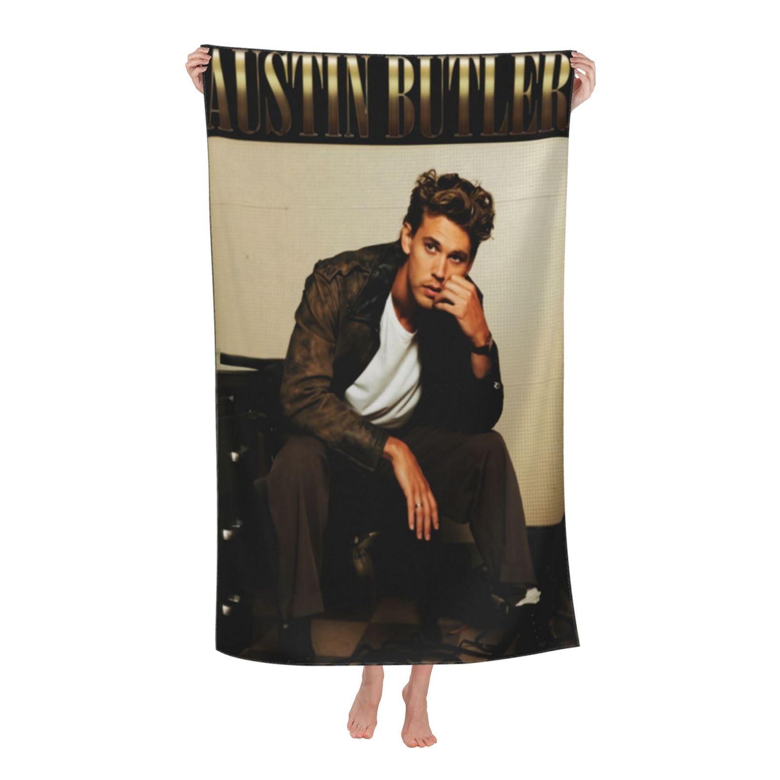 Windsorchef Windsorchef Austin Butler Beach Towel Portable Lightweight Towels for Travel Pool Yoga Camping Sport 32 X 52 Inches White