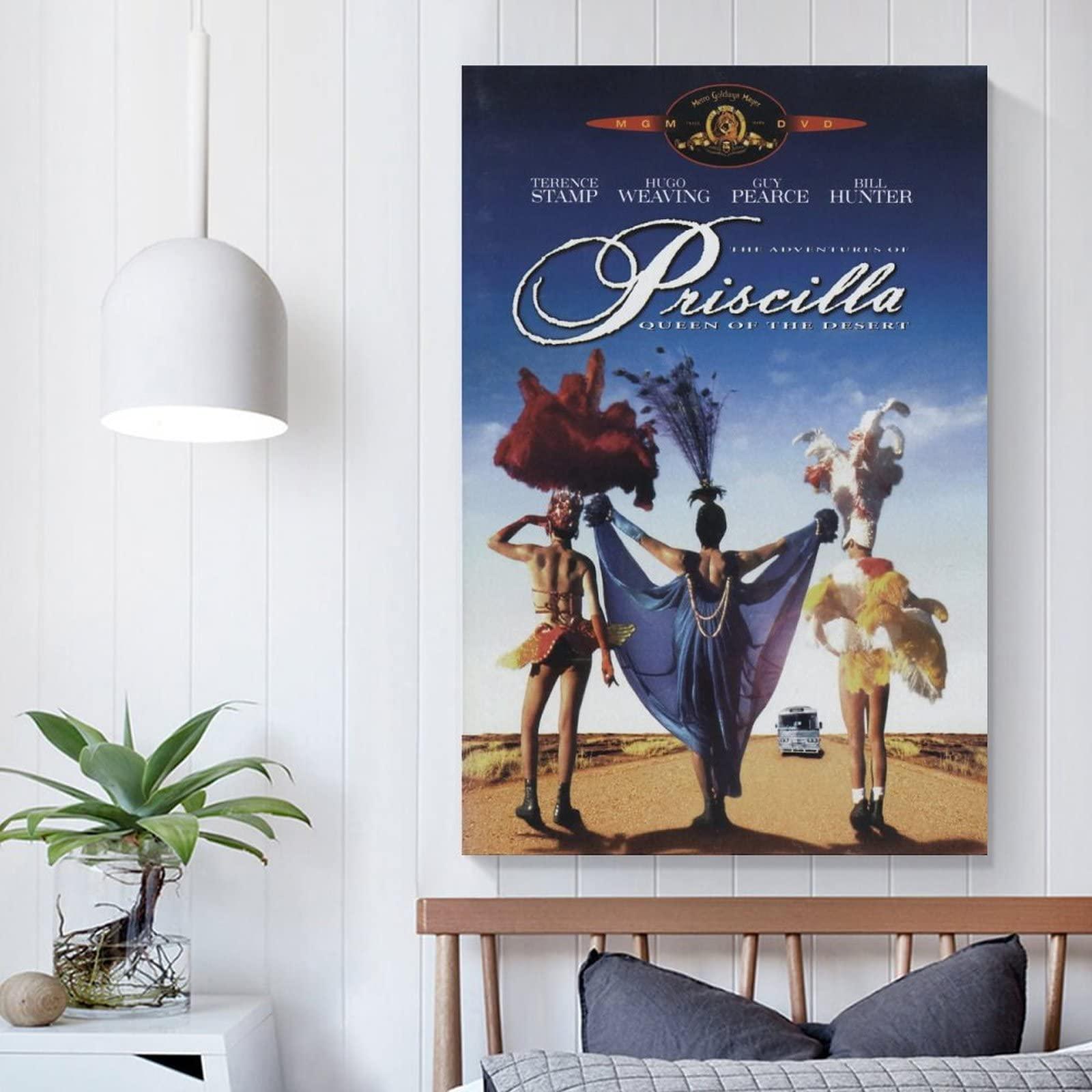 Zelbuck Zelbuck The Adventures of Priscilla, Queen of The Desert Movie Poster (5) Wall Art Paintings Canvas Wall Decor Home Decor Living Room Decor Aesthetic 20x30inch(50x75cm) Unframe-Style