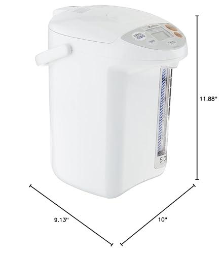 Zojirushi Zojirushi CD-LFC50 Panorama Window Micom Water Boiler and Warmer (169-ounce, 5.0-Liter, White)