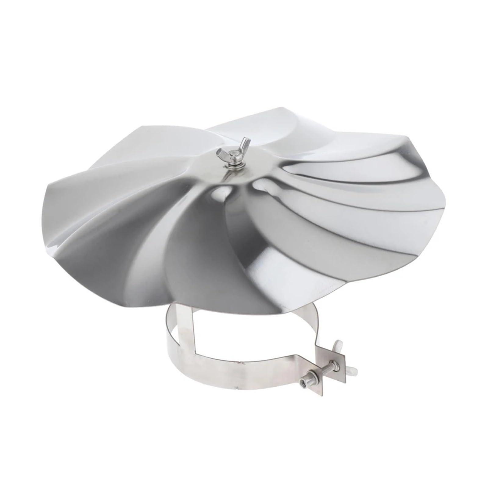 generic Chimney Cap Chimney Rain Cap Vent Cap Application Chimney Tube Cowl Flue Pipe Rain Cover Rainproof Stainless Steel