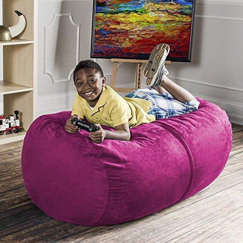 Jaxx Jaxx Sofa Saxx Bean Bag Lounger, 4-Feet, 4-foot, Fuchsia