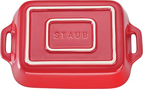 STAUB STAUB Ceramics Rectangular Baking Dish, 7.5x6-inch, Cherry