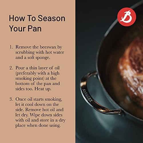 De Buyer De Buyer MINERAL B Carbon Steel Aebleskiver & Poffertjes Pan - Ideal for Mini Pancakes - Naturally Nonstick - Made in France