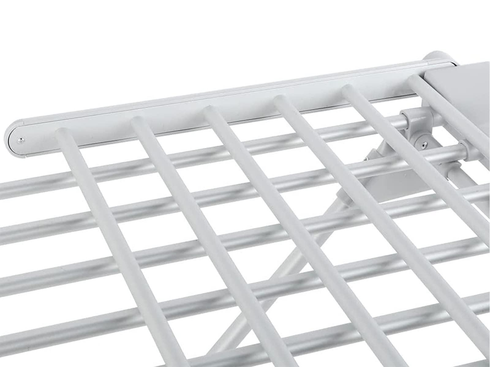 GWWGWW Home Electric Clothes Dryer, Foldable Clothes Drying Rack Machine, Fast Dry Clothing Drying Heater, Aluminium Clothes Airer Hanger, Load 15KG