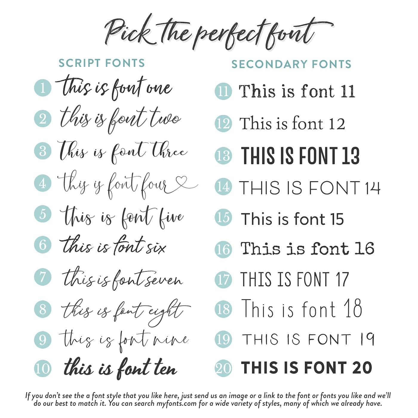 Pretty Perfect Studio Pretty Perfect Studio Custom Quote Wall Art is Personalized 24\"x36\"