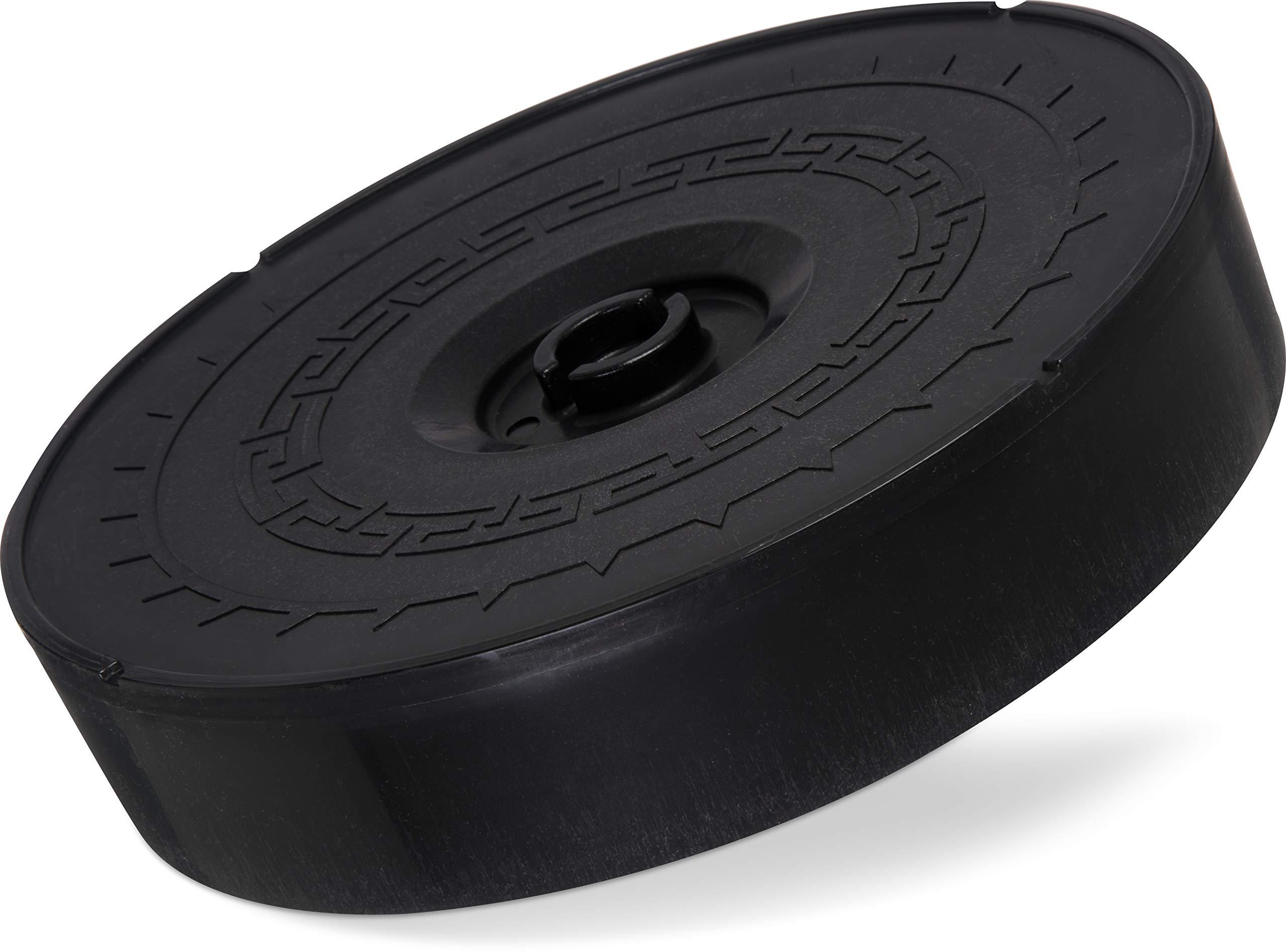 Carlisle FoodService Products Carlisle FoodService Products Jumbo Server Tortilla Server with Insulated Lid for Kitchens, Restaurants, Catering, Plastic, 12.75 X 2.625 Inches, Black