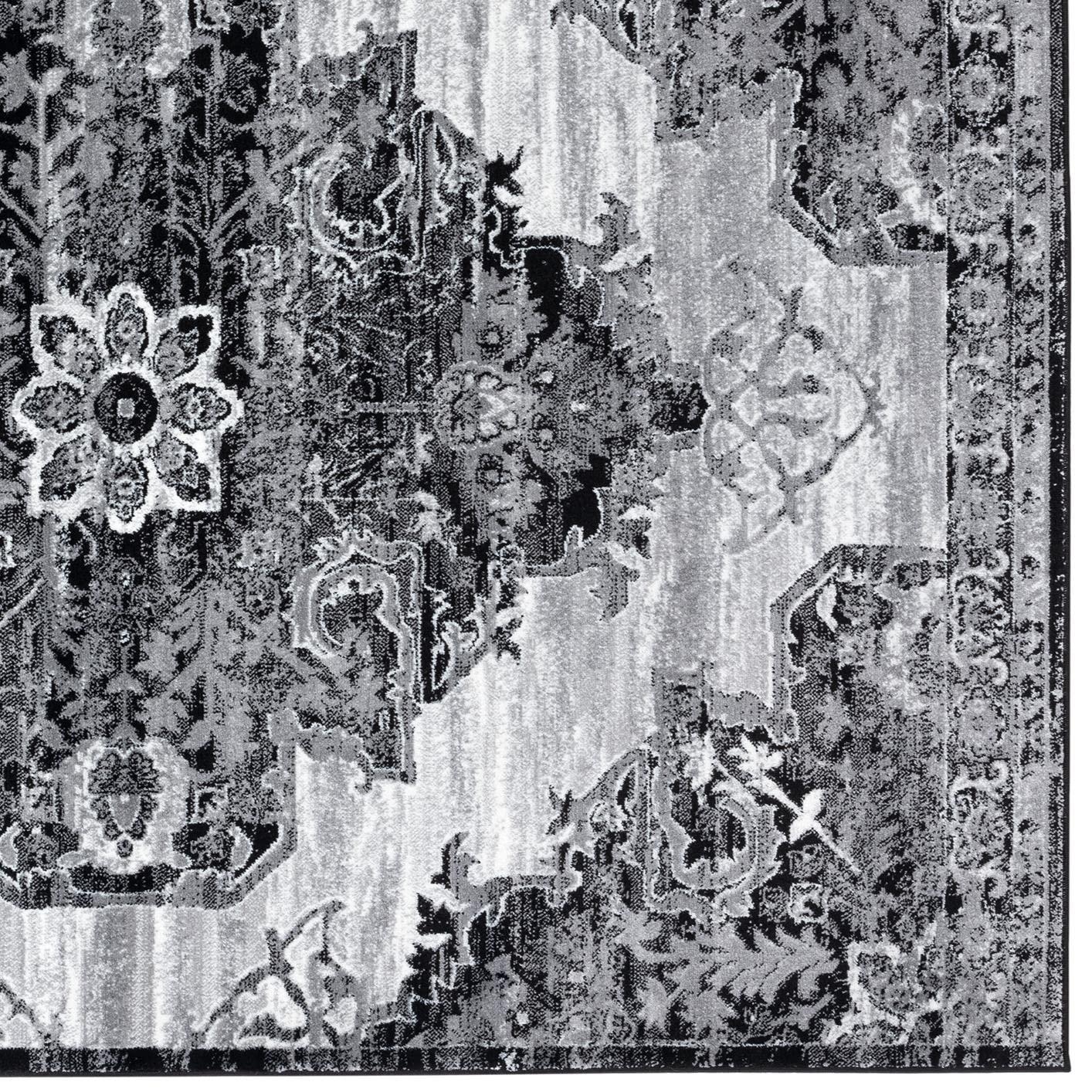 LUXE WEAVERS LUXE WEAVERS Magnolia Oriental Gray 5x7 Area Rug