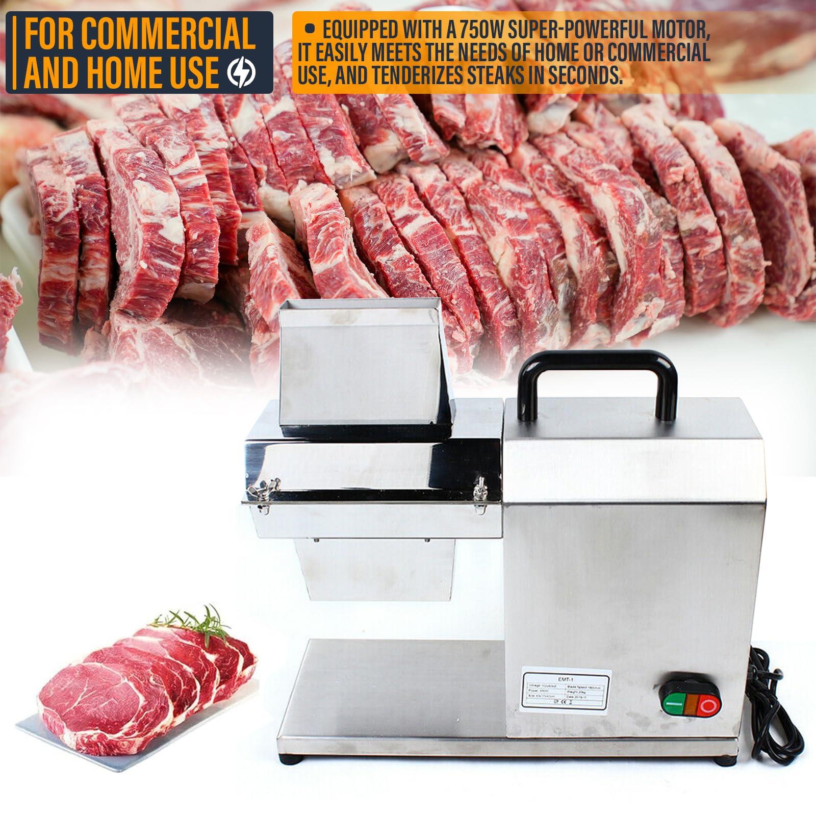 BOYU-SHITAI TK-12MT Commercial Electric Meat Tenderizer Machine Stainless Steel Cuber Heavy Duty Beef Steak Tool Cutter for Beef Fillet Beefsteak USA STOCK