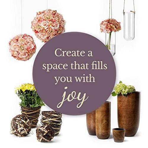 Serene Spaces Living Serene Spaces Living Set of 2 Natural Teak Serving Bowl, Hand-Carved Large Salad Bowl, Wooden Decorative Dish for Keys, Jewelry, Potpourri, Decorative Fruit Bowls, Measures 6\" Diameter & 2\" Tall