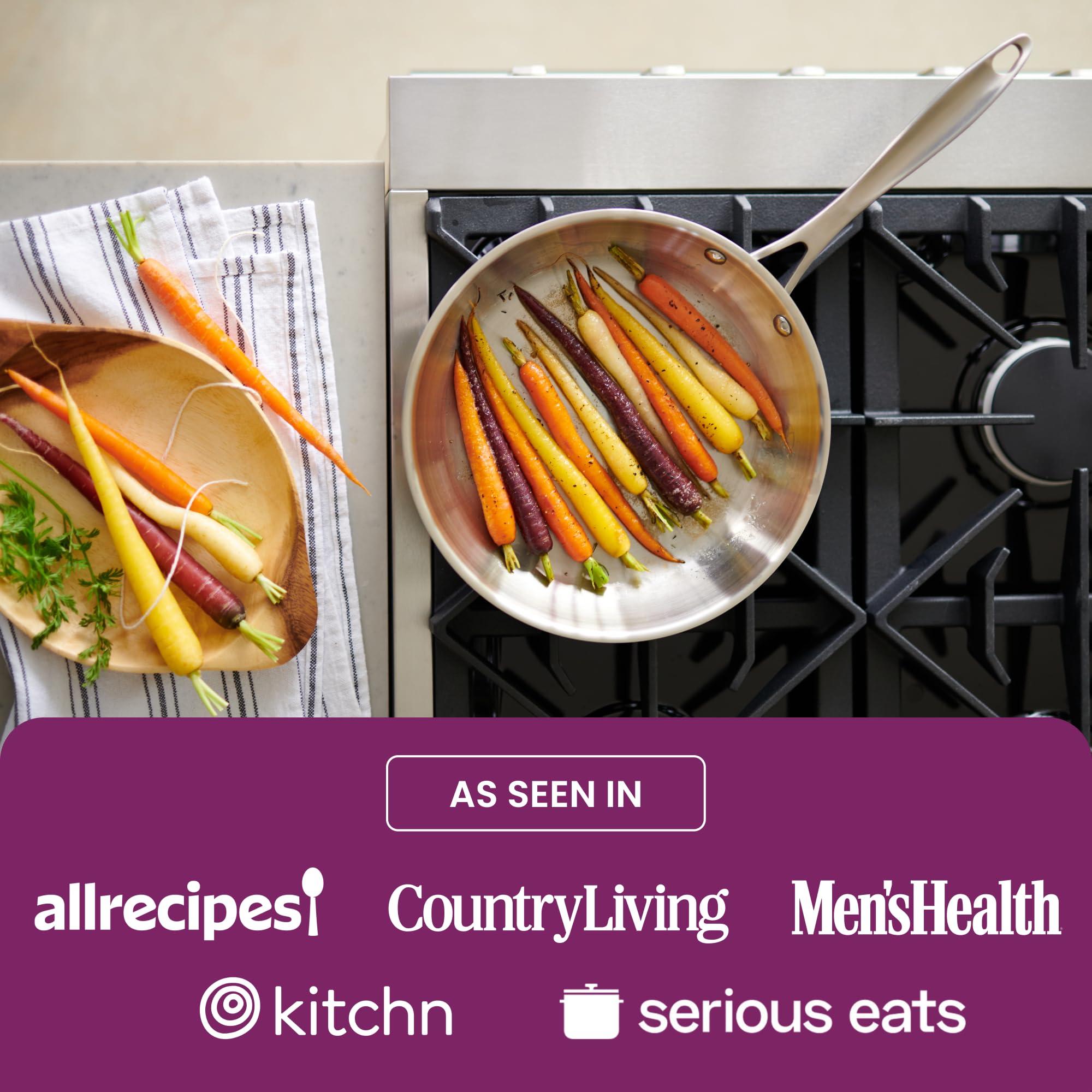 American Kitchen American Kitchen - 10 inch, Medium, Stainless Steel Skillet & Frying Pan, Made In America