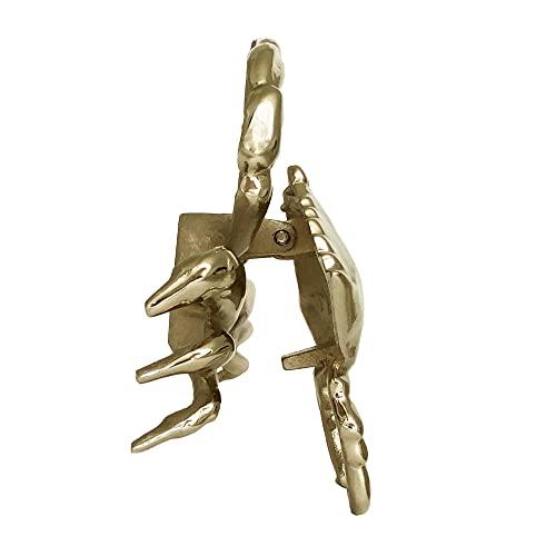 Michael Healy Crab Door Knocker - Brass (Standard Size)