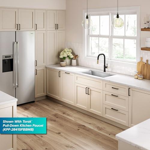 Kraus Kraus KHU100-32 Standart PRO 16 Gauge Undermount Single Bowl Stainless Steel Kitchen Sink, 32 Inch