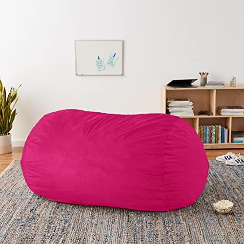 Chill Sack Chill Sack Bean Bag Chair Cover, 6-feet, Microsuede - Pink