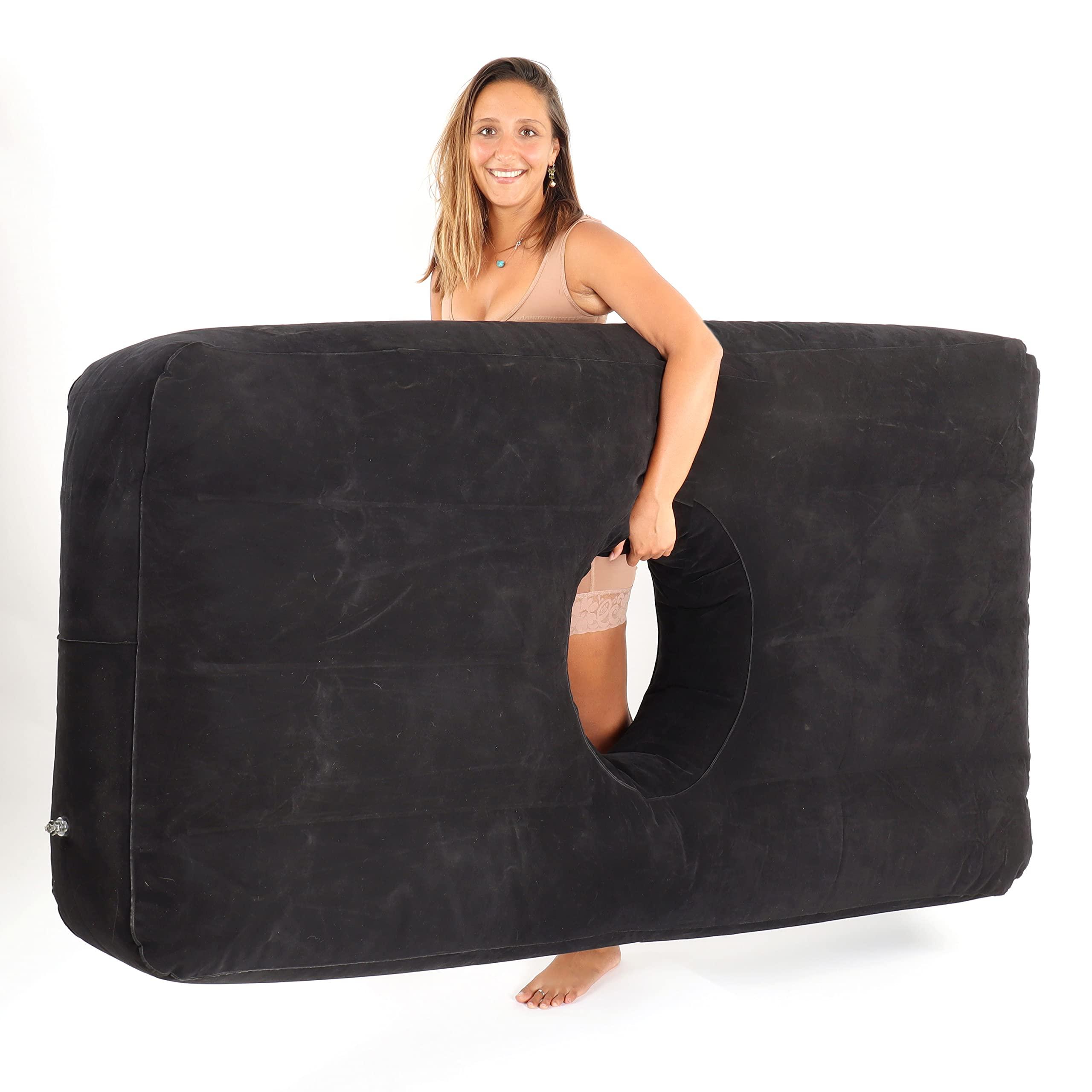 YESINDEED YESINDEED New Upgraded BBL Bed with Hole, Inflatable Brazilian Butt Lift Mattress for Post Surgery Recovery - Waterproof Velvet Touch Top Comfortable & Supportive - Carrying Bag and Air Pump