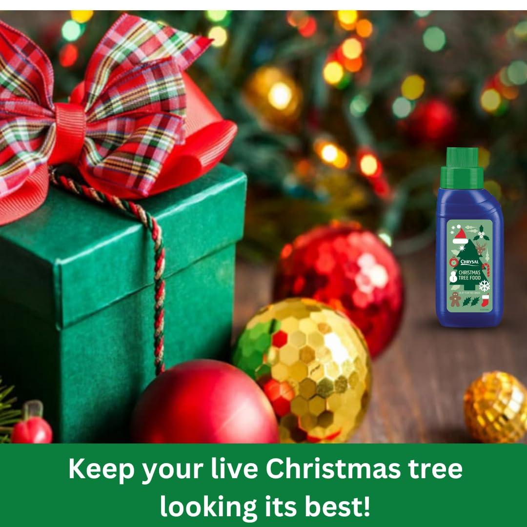 Chrysal Chrysal Christmas Tree Food Floral Supplies Christmas Tree Food Liquid for Pine Tree Christmas Tree Life Extender Plants Care for Greener & Stronger Christmas Trees Christmas Decorations