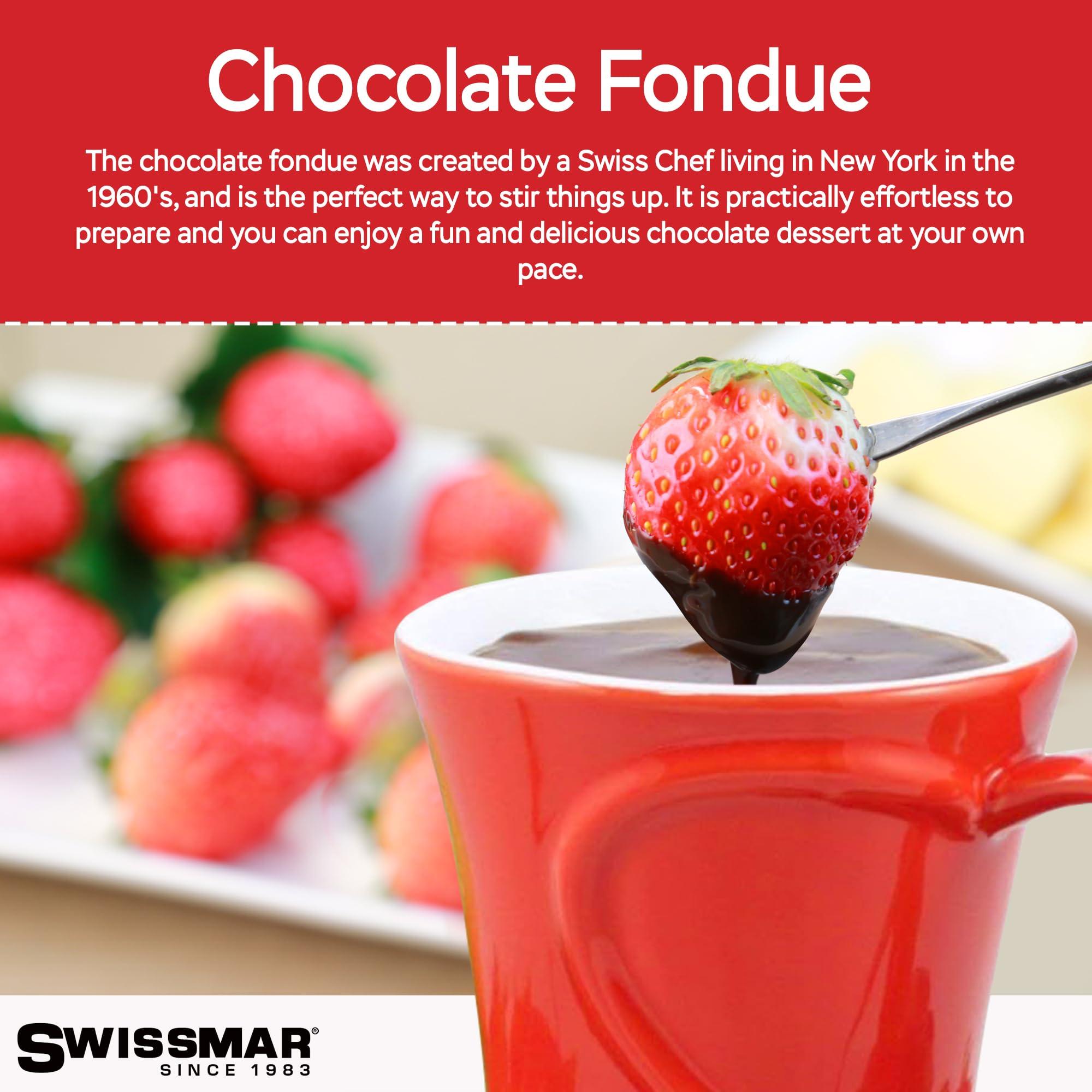 Swissmar Swissmar F12066 4-Piece Sweetheart Chocolate Fondue Mug Set
